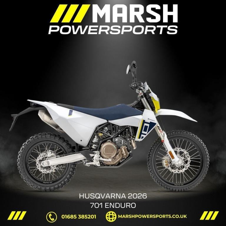 Husqvarna 701 Enduro 2026 - Husqvarna Main Dealer - Reserve Now!