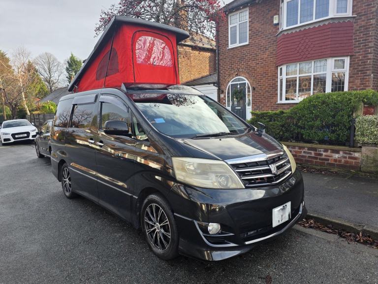 Toyota Alphard 3 Berth 7 Belt Automatic Camper For Sale