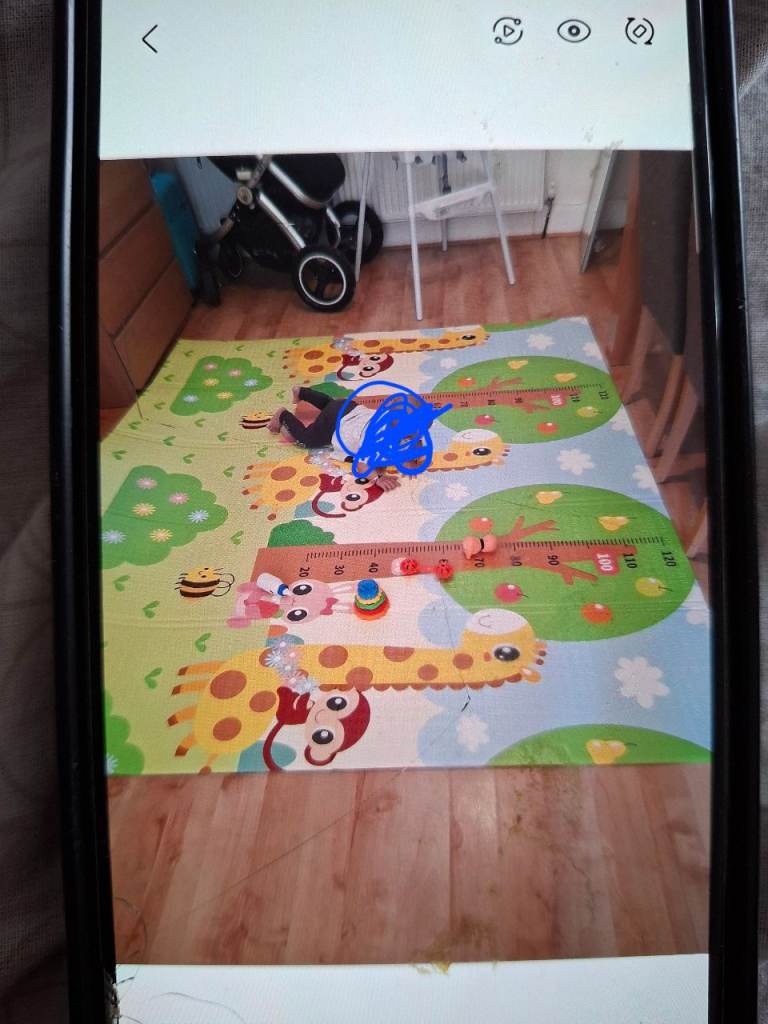 Baby Play Mat – Large, Multicoloured, Good Condition