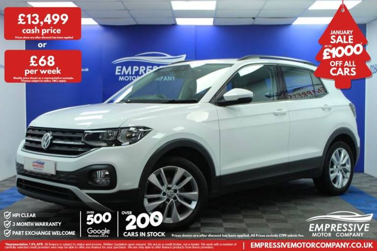 2019 Volkswagen T-Cross 1.0 TSI SE SUV 5dr Petrol Manual Euro 6 (s/s) (95 ps) HATCHBACK Petrol Ma...