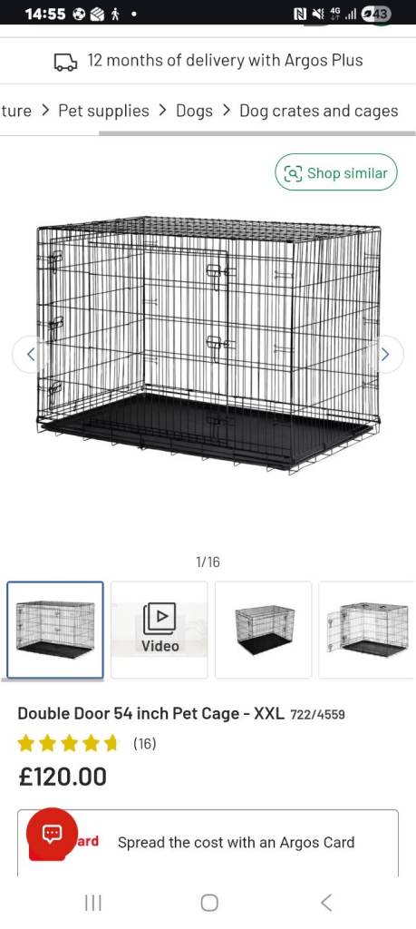 XXL large dog cage