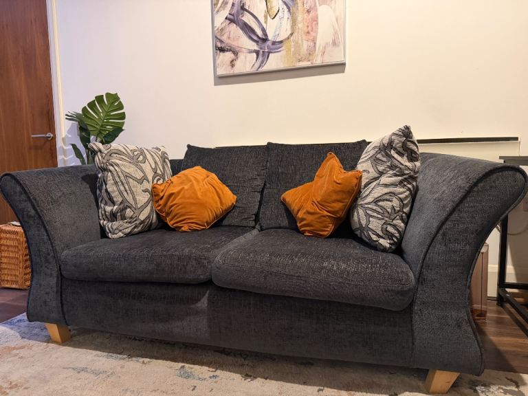 Comfortable Grey Sofa 