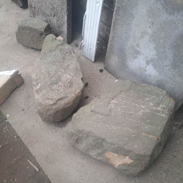 Free 2 extra Large rockery stones