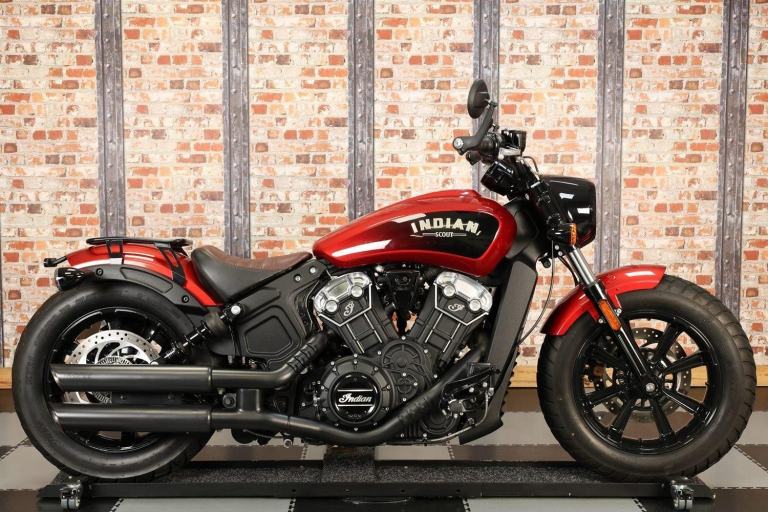 2019 INDIAN SCOUT BOBBER - ONLY 7,213 MILES - VANCE AND HINES EXHAUSTS