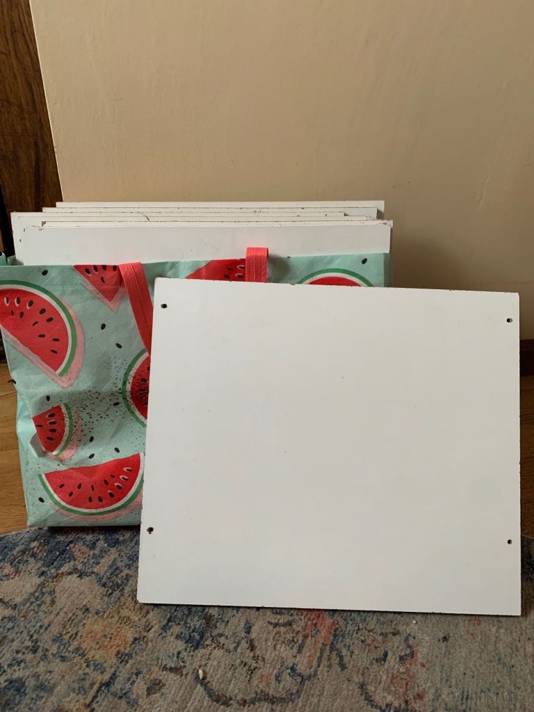 FREE x8 heavy kitchen cupboard shelves MDF ? 41 x 35 cm ****FREE