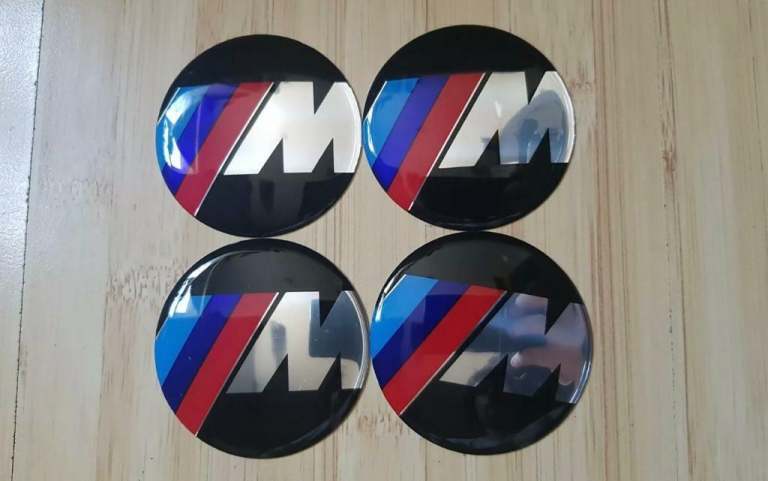 Bmw 4pcs alloy wheel hub center caps wheels - M SPORT