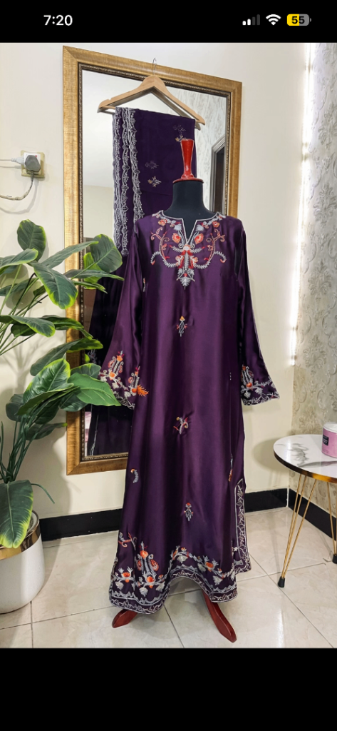 Asian Pakistani Indian Russian silk kaftan 