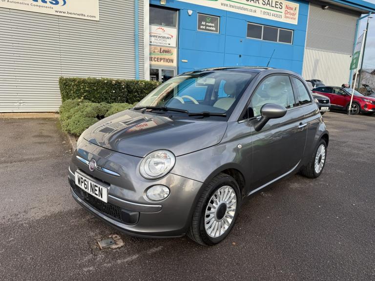 2012 Fiat 500 1.2 Lounge Hatchback 3dr Petrol Manual Euro 5 (s/s) (69 bhp)