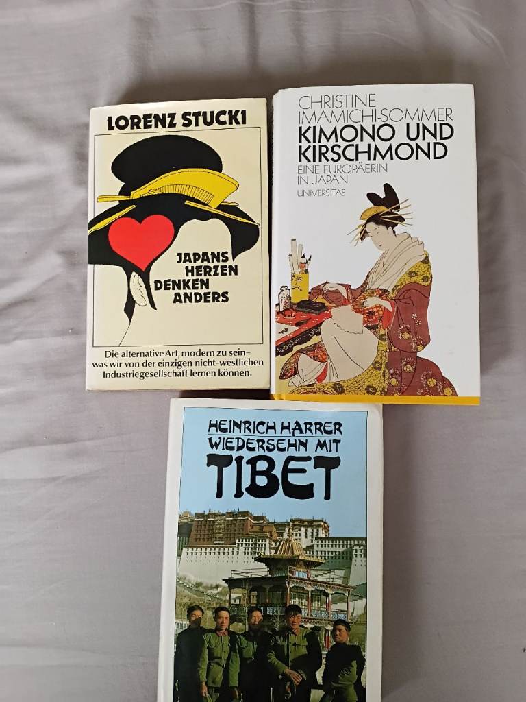 German Travel books Tibet/Japan  Free
