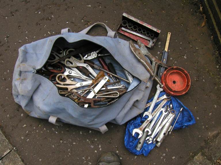 Large Job Lot of Mixed Hand Tools in Tool Bag