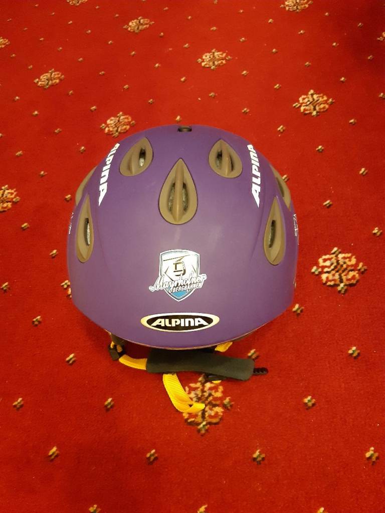 Ladies ALPINA Ski Helmet , Lilac , Adjustable, 54-57 , GRAP 465.