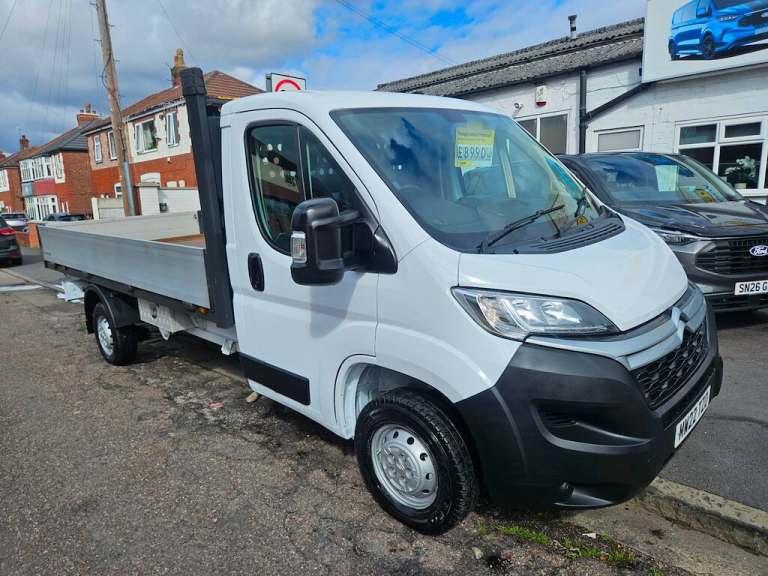 2022 Citroen Relay 35 L4 DROPSIDE BLUEHDI S/S Chassis Cab Diesel Manual