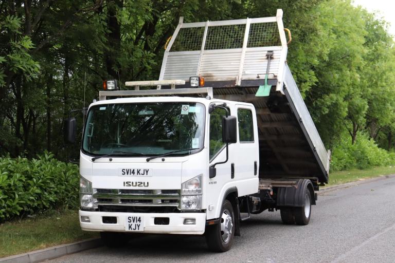 ISUZU N75 190 4X2 CREW CAB DROPSIDE TIPPER (2014)