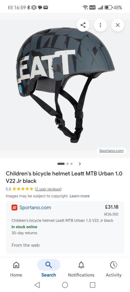 Leatt MTB Urban 1.0 bike helmet 