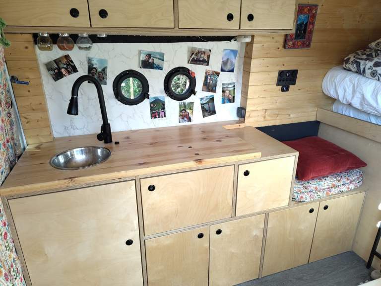 Ford transit campervan looking for a new home 