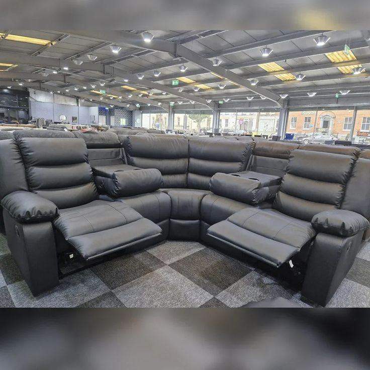 📢✔Brand New Super-Quality 3+2 Seater & Corner Electric Roma Recliner Sofa Suit ~ Inbox Us Now🚛