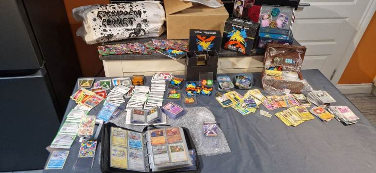 Pokemon cards and accessories lot Mint condition 