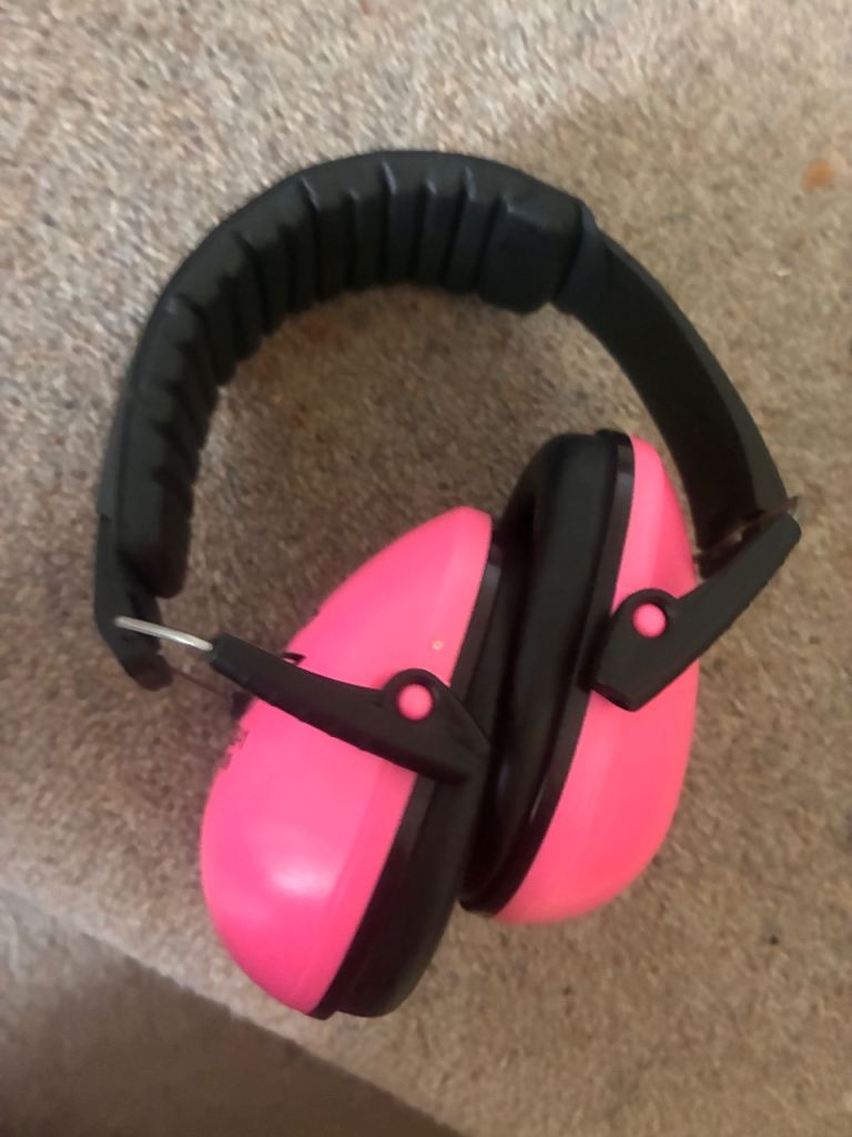 Good condition and quality children's pink ear defenders