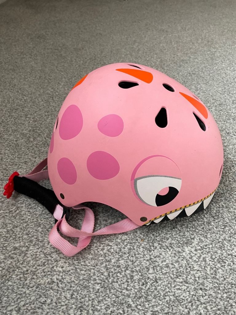 Child bike safety helmet - pink dinosaur girls Bromley BR1