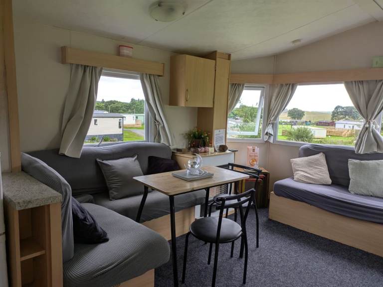 Static caravan for sale, sited on 3 Lochs Holiday Park