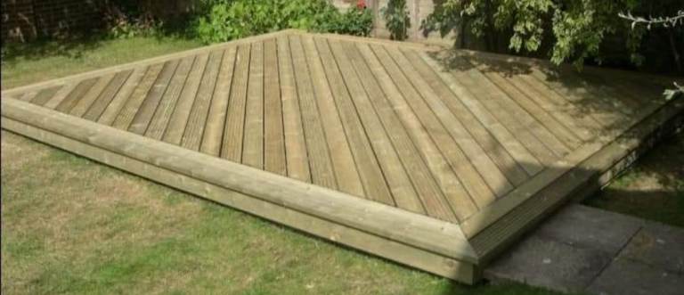New Treated Timber Decking Boards – Various Lengths Available