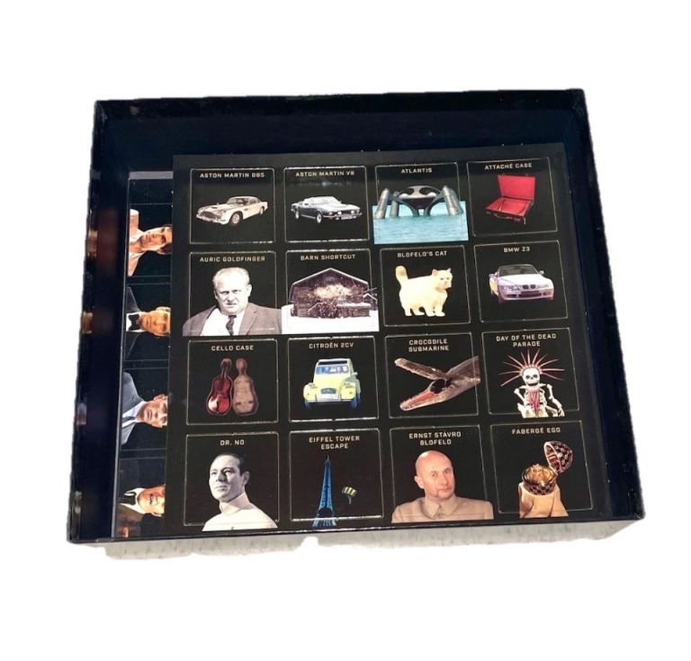 James Bond Bingo – Complete, Unused Cards, Never Played – Board Game Collectible