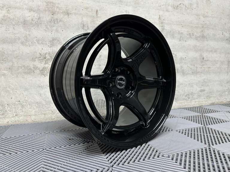 18" Inch Strom DSF45 Drift Wheels 5x114.3 Nissan silvia skyline R32 R33 Chaser JZX lexus IS200