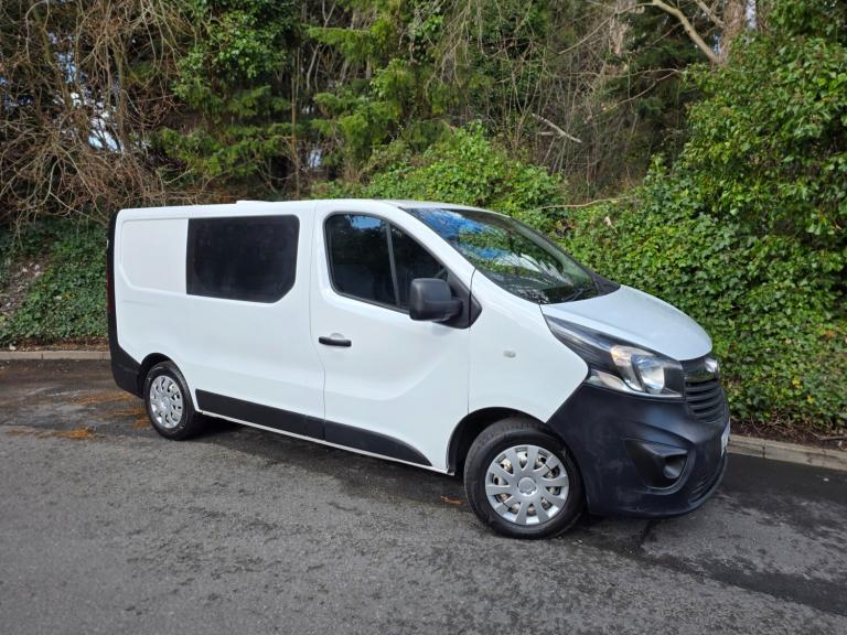 2014 64 VAUXHALL VIVARO 1.6 CDTI 2900 SWB CREW CAB VAN DIESEL 1 OWNER EX POLICE 