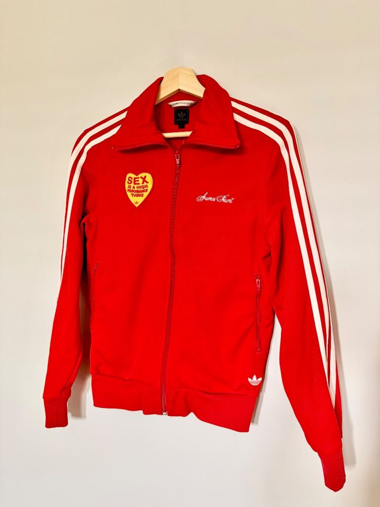 Adidas Originals James Hunt Track Jacket Red Players Club F1 Rare Size S Unisex