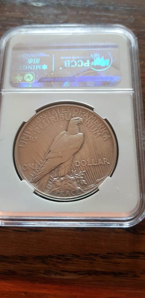 Genuine rare date 1921 peace dollar