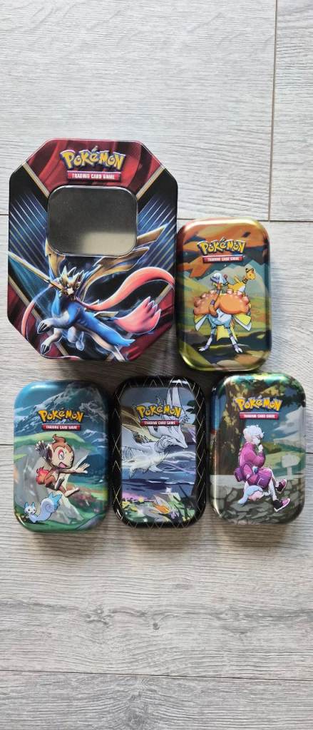 Pokemon Card tins