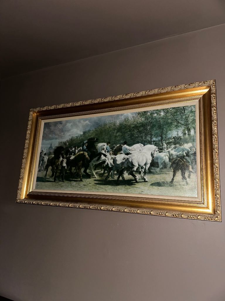 Beautiful painting of horses 