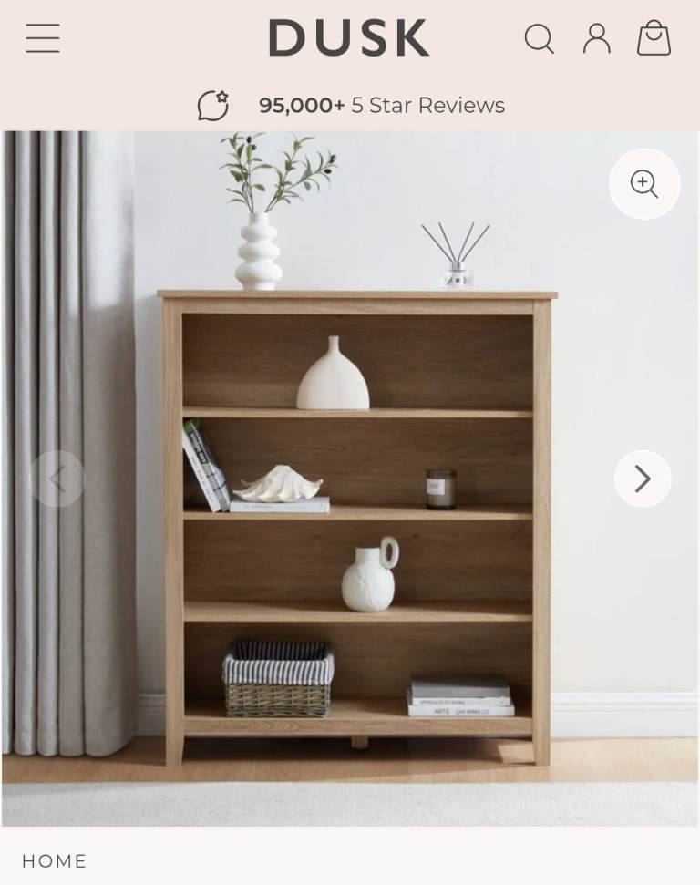 Brand new bookshelf from Dusk 