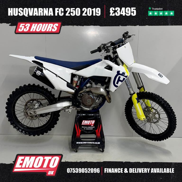 HUSQVARNA FC 250 2019 Motocross Bike 250cc 53 Hours @EmotoUK - Finance Available