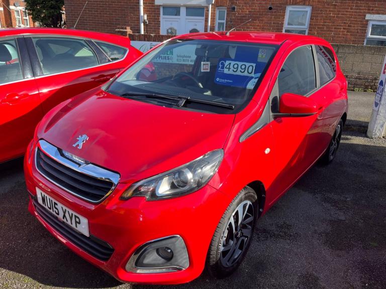 2015 Peugeot 108 1.2 VTi Allure 5dr HATCHBACK Petrol Manual