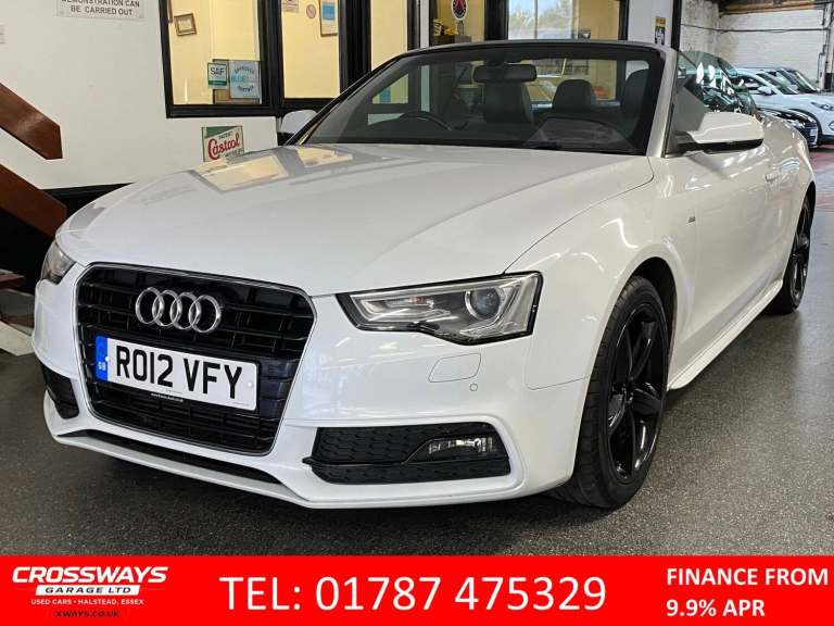2012 Audi A5 Cabriolet 2.0 TFSI S line Convertible 2dr Petrol Multitronic Euro 5 (s/s) (211 ps) C...