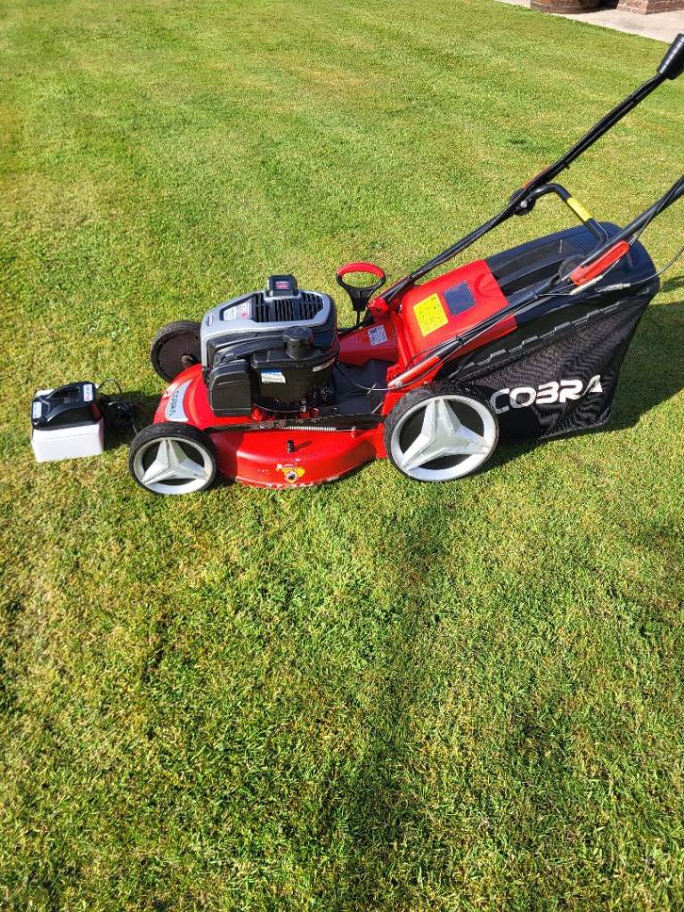 Cobra electric start self propelled mower 