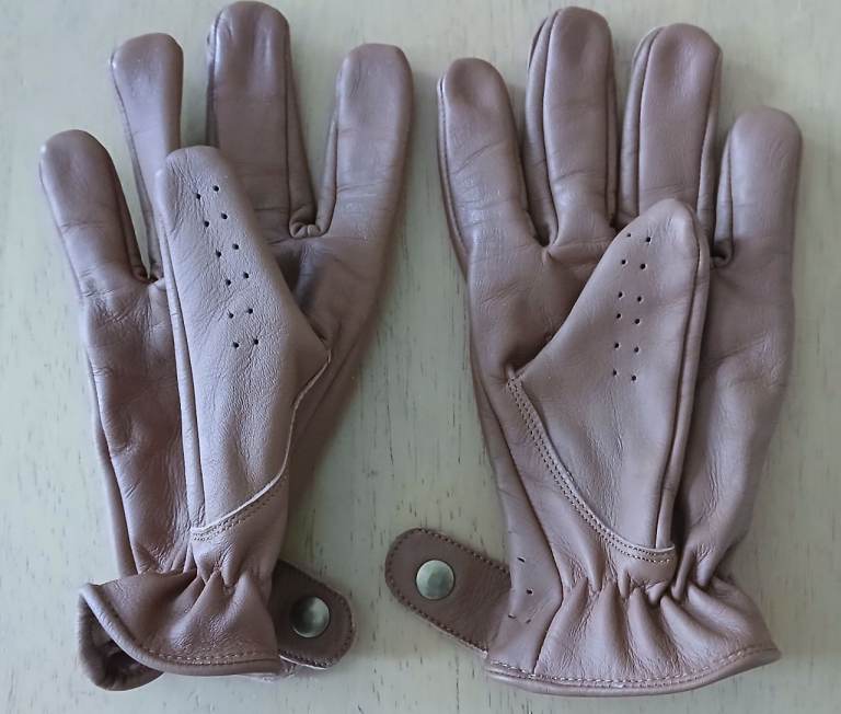 Mens Driving Gloves Large Brown as new