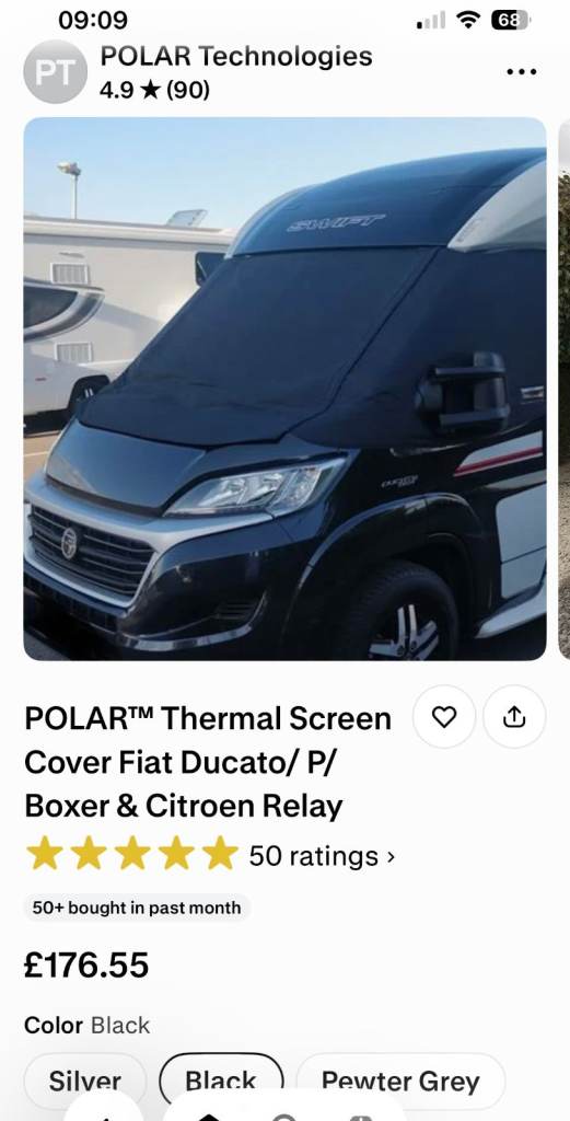 POLAR Thermal Screen Cover (extended version)