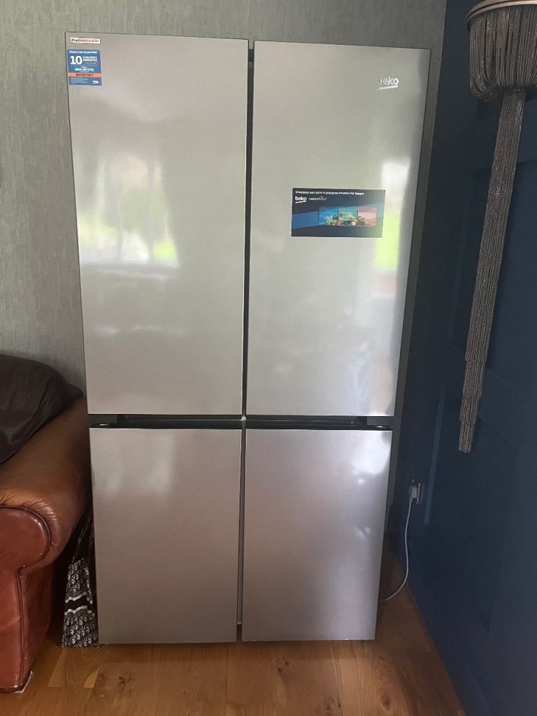 BEKO Pro HarvestFresh Fridge Freezer - Stainless Steel