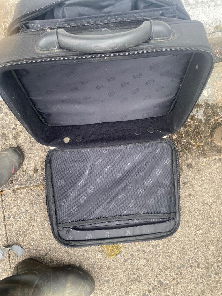 Totto Black Laptop Bag – Fair Condition, Used