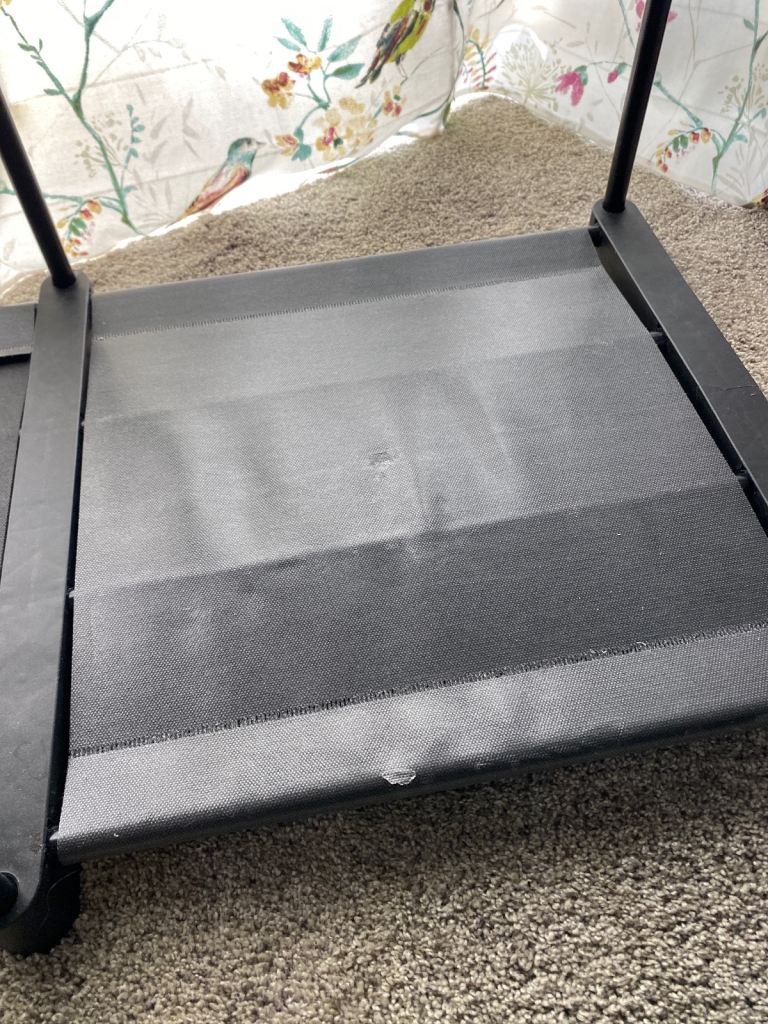 Open freestanding wardrobe clothes rail