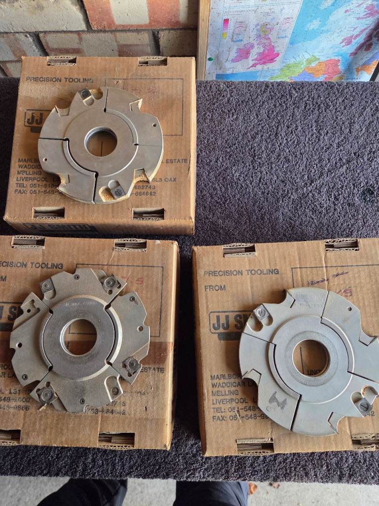 Spindle moulder adjustable groover 4mm to 7.5mm 8mm to 15mm  12mm to 24mm 160mm dia 