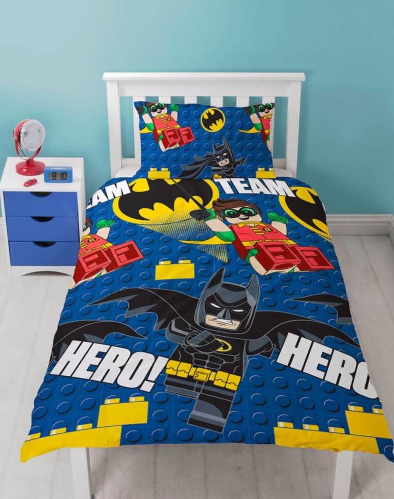 Lego batman Dc single duvet set + single fitted sheet 