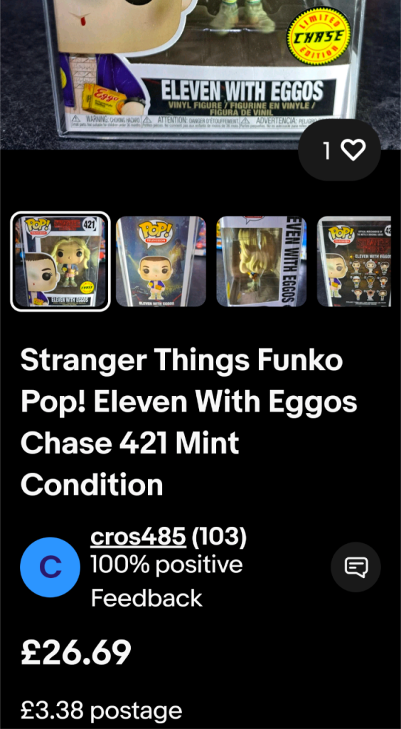 Stranger Things Funko Pops. HIGHLY COLLECTABLE 