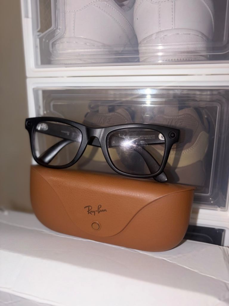 Genuine | 2nd Generation | Meta Ray-Bans | Wayfarer | Matte Black | Clear Lenses