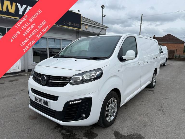 2020 Vauxhall Vivaro 2900 1.5d 100PS Sportive H1 Van PANEL VAN DIESEL Manual
