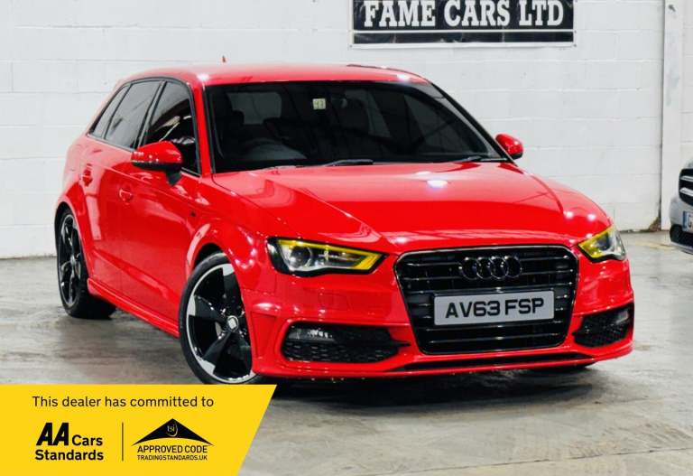 2014 Audi A3 2.0 TDI S line Sportback S Tronic quattro Euro 6 (s/s) 5dr HATCHBACK Diesel Automatic