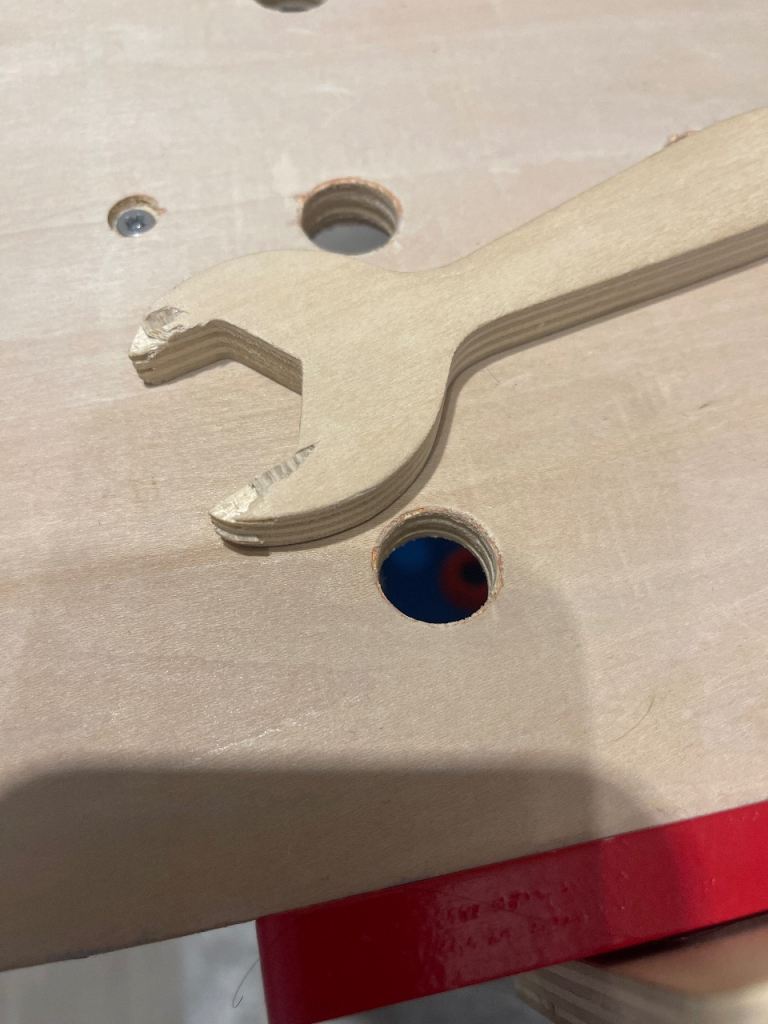 Wooden workbench kids 