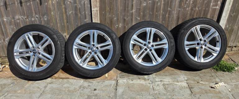 19 inch genuine Audi S-line wheels with tyres
